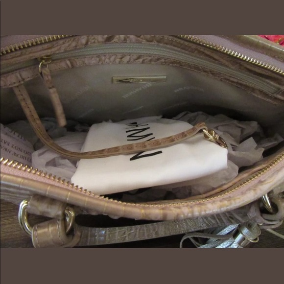 BRAHMIN Medium Asher Roseleaf Tote Handbag Chiffon - Picture 6 of 10